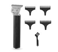MEMBERS ONLY - Tagliacapelli da uomo, al litio, lama a T per capelli e barba, lame in acciaio inox ad alte prestazioni, design a taglio chiuso, batteria ricaricabile di tipo C, 4 protezioni di