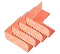 Membrana angolare impermeabilizzante per docce e vasche da bagno, materiale in polietilene con flanella fissa che copre entrambi i lati alla tenuta d'acqua (4 pezzi all'interno)