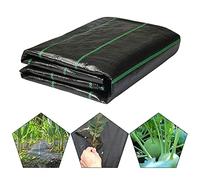 Membrana antierbacce, 1 m x 10 m, tessuto resistente per il controllo delle erbacce, membrana di copertura del suolo, per giardini, prati, cortili, paesaggistica, membrana soppressore delle erbacce.