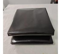 Membrana Impermeabile del Serbatoio dello Stagno dei Pesci dello Stagno, Imbottitura Dell'HDPE Impermeabile E Impermeabile del Tetto, Nera, Spessa 0.5mm(6x10m)