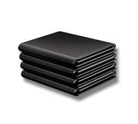 Membrana impermeabile flessibile per laghetto, resistente, 0,3 mm, per laghetti, cascate e fontane, resistente ai raggi UV, facile da piegare, pellicola da giardino (4 x 4 m)