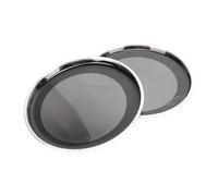 Membrana per Tamburo 8,5 Pollici, Doppio Strato in Film di Poliestere, Accessorio per Strumento, Set da 2 Pezzi - Resistente, Suono Profondo, Facile da Installare per Sostituzion (Nera)