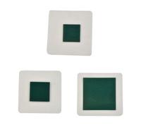 Membrana per visualizzazione di campi magnetici statici, 50 x 50 mm, flessibile, colore verde scuro, strumento di ricerca scientifica e didattica