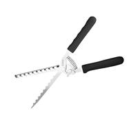 , Membrane Removal BBQ Utensils, Heat Resistant Rustproof Gadget with Ergonomic Handle for Kitchen, Cooking Pork, Beef, Steak, Mutton, Grill, Daily Use 10.83x1.5x0.39 Inches