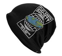 Membri della società della Terra Piatta in Tutto Il Mondo Cappelli Bonnet Autunno Inverno Street Skullies Berretti Cappello per Uomo Donna Testa Wrap Caps
