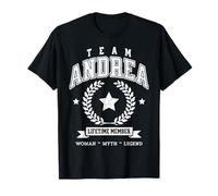 Membro a Vita del Team Andrea Funny Name Support Maglietta