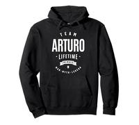 Membro a Vita del Team Arturo Funny Name Arturo Felpa con Cappuccio