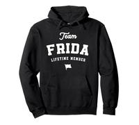 Membro a Vita del Team Frida Funny Name Frida Felpa con Cappuccio