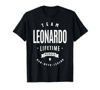 Membro a Vita del Team Leonardo Funny Name Leonardo Maglietta