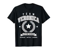 Membro a Vita del Team Veronica Funny Name Support Maglietta