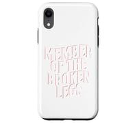 Membro Del Club Gambe Rotte | Lesione | Broken Bones Custodia per iPhone XR