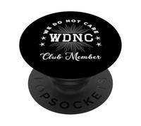 Membro del club WDNC Non ci interessa le donne in menopausa PopSockets PopGrip Adesivo