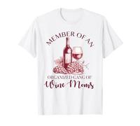 Membro di Una Banda organizzata di Wine Moms Club Funny Maglietta