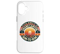 Membro ufficiale del Grand Canyon Rim-to-Rim Club Custodia per iPhone 16 Plus