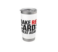 Meme arbitro di calcio - Classic Make Red Cards Great Again Bicchiere termico in acciaio inox doppia parete