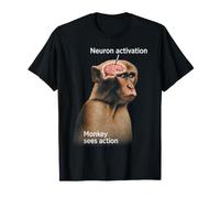 Meme Azione Scimmia attivazione neuroni Maglietta