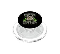 Meme Bootleg gatto non diagnosticato ma qualcosa non va PopSockets PopGrip per MagSafe