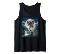 Meme Boxer Howling to The Moon Funny Dog Lover Canotta