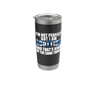 Meme con bandiera I'm Not Perfect But AM Scozzese KINDA SAME THING Bicchiere termico in acciaio inox doppia parete