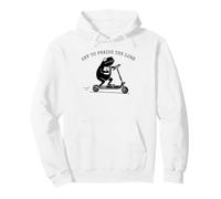 Meme Cristiano per lodare Il Monopattino Lord Frog Felpa con Cappuccio