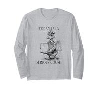 Meme del Delivery Man Today I'm Serious Goose Maglia a Manica
