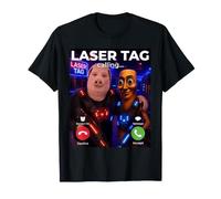 Meme del Gioco Laser Tag per Bambini del Team Brainrot John Pork Tung Sahur Maglietta