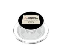 Meme del programmatore di codifica degli errori fallito con successo PopSockets PopGrip per MagSafe