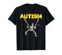 Meme dello scheletro autismo Maglietta