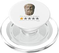 Meme di filosofia greca antica - Platone - Il mondo fisico PopSockets PopGrip per MagSafe