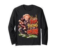 Meme di Rumpelstiltskin Tip Toeing End Zone Football Maglia a Manica