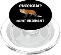 Meme Di Volpe Rossa Divertente Motivo Che Pollo What Chicken PopSockets PopGrip per MagSafe