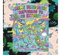 MEME DINOSAURS REFUSING TO GO EXTINCT: COLORING BOOK