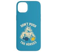 Meme divertente con i guantoni da boxe "Don't Push The Hors Custodia per iPhone 14 Plus