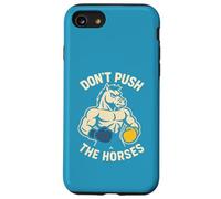 Meme divertente con i guantoni da boxe "Don't Push The Hors Custodia per iPhone SE (2020) / 7/8