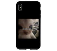 Meme divertente dallo scorrimento ya no te la jales bro carino gatto Custodia per iPhone XS Max
