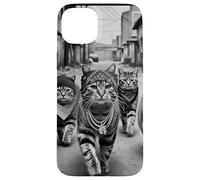 Meme divertente degli anni '90 di Gang of Feral Street Cats Custodia per iPhone 15 Plus