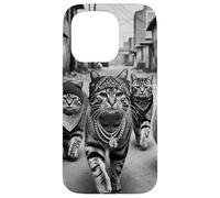Meme divertente degli anni '90 di Gang of Feral Street Cats Custodia per iPhone 15 Pro