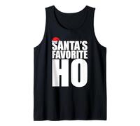 Meme Divertente di Babbo Natale Preferito Ho Xmas Canotta