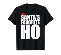 Meme Divertente di Babbo Natale Preferito Ho Xmas Maglietta