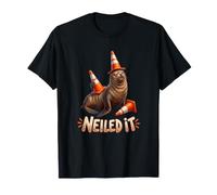 Meme Divertente di Neil The Seal Neiled It Maglietta