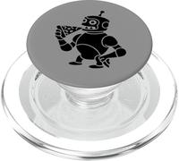 Meme divertente di Pizza Clanker Graphic AI Robot PopSockets PopGrip per MagSafe