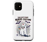 Meme divertente per Halloween con scritta in inglese "This Is My Scary Nurse" Custodia per iPhone 11