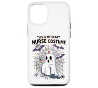 Meme divertente per Halloween con scritta in inglese "This Is My Scary Nurse" Custodia per iPhone 12/12 Pro