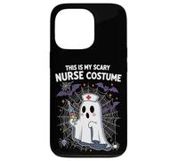 Meme divertente per Halloween con scritta in inglese "This Is My Scary Nurse" Custodia per iPhone 13 Pro