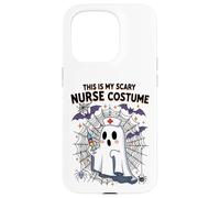 Meme divertente per Halloween con scritta in inglese "This Is My Scary Nurse" Custodia per iPhone 15 Pro