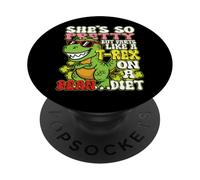 Meme divertente sui dinosauri: le scoregge come Trex PopSockets PopGrip Adesivo