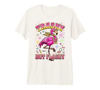 Meme Flamingo Diva scadente ma appariscente Maglietta Premium
