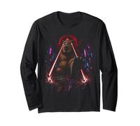 Meme Gigante di Capybara Kaiju City Calm Chill Maglia a Manica
