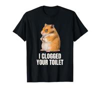 Meme Hamster, Ti Ho intasato Il Lato della Toilette Maglietta