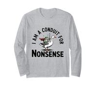 Meme «Io Sono Un Canale per sciocchezze», Silly Toad Riding Goose Maglia a Manica